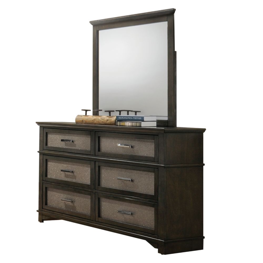 Anatole - Mirror - Dark Walnut - Urban Living Furniture (Los Angeles, CA)