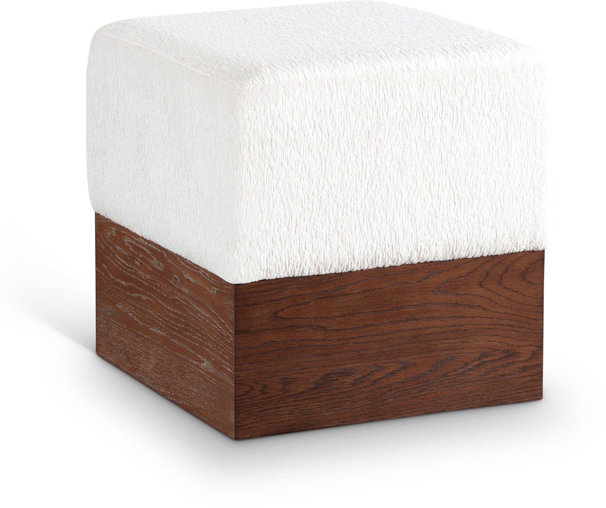 Havre - Ottoman / Stool With Brown Base - Urban Living Furniture (Los Angeles, CA)