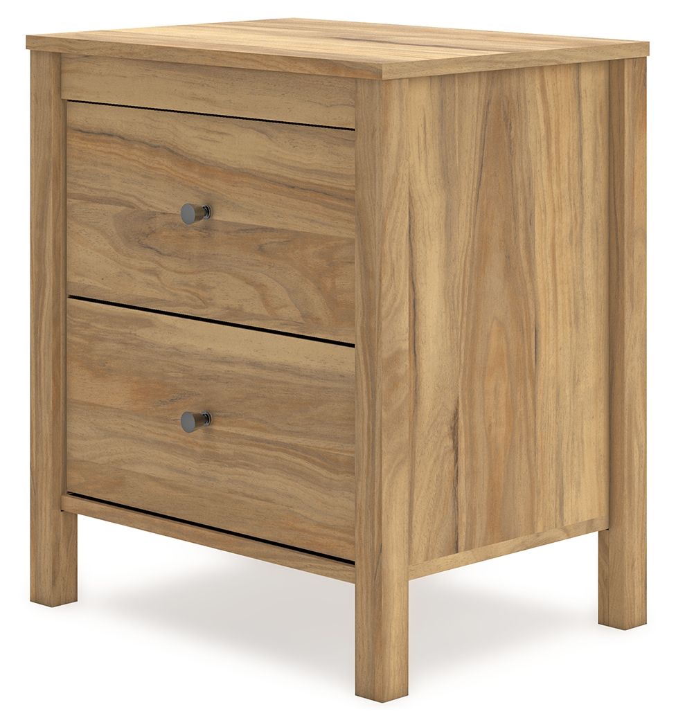 Bermacy - Light Brown - Two Drawer Night Stand - Urban Living Furniture (Los Angeles, CA)