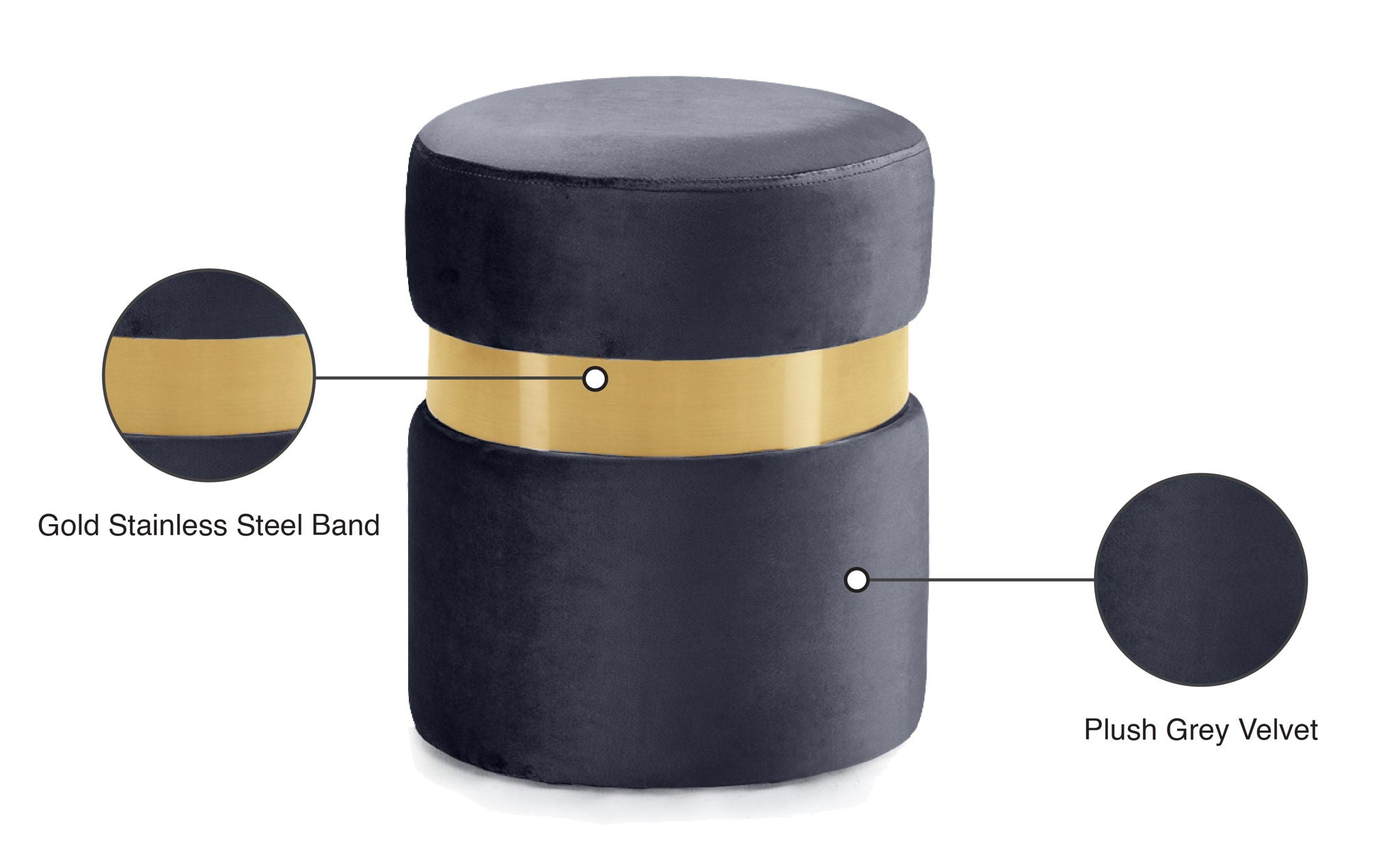 Hailey - Ottoman - Urban Living Furniture (Los Angeles, CA)