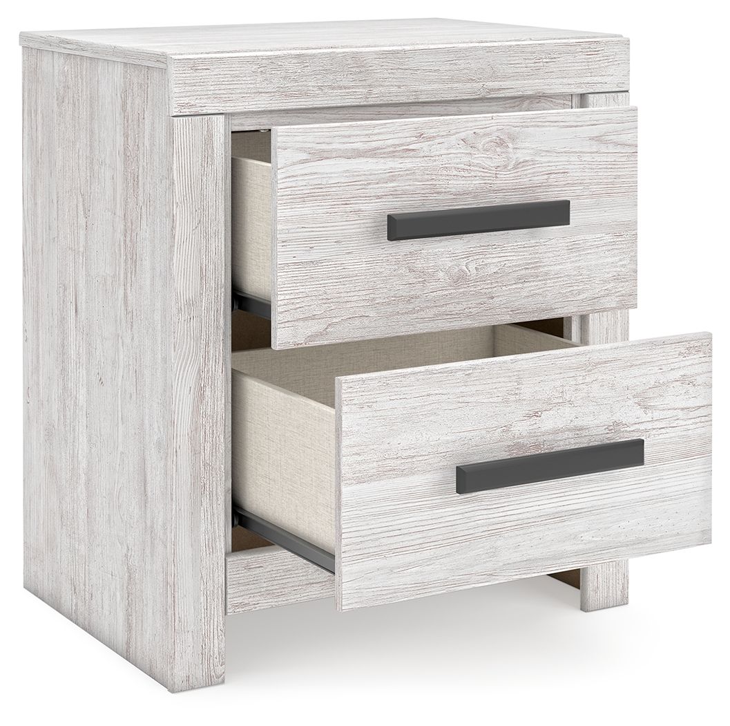 Cayboni - Whitewash - Two Drawer Night Stand - Urban Living Furniture (Los Angeles, CA)