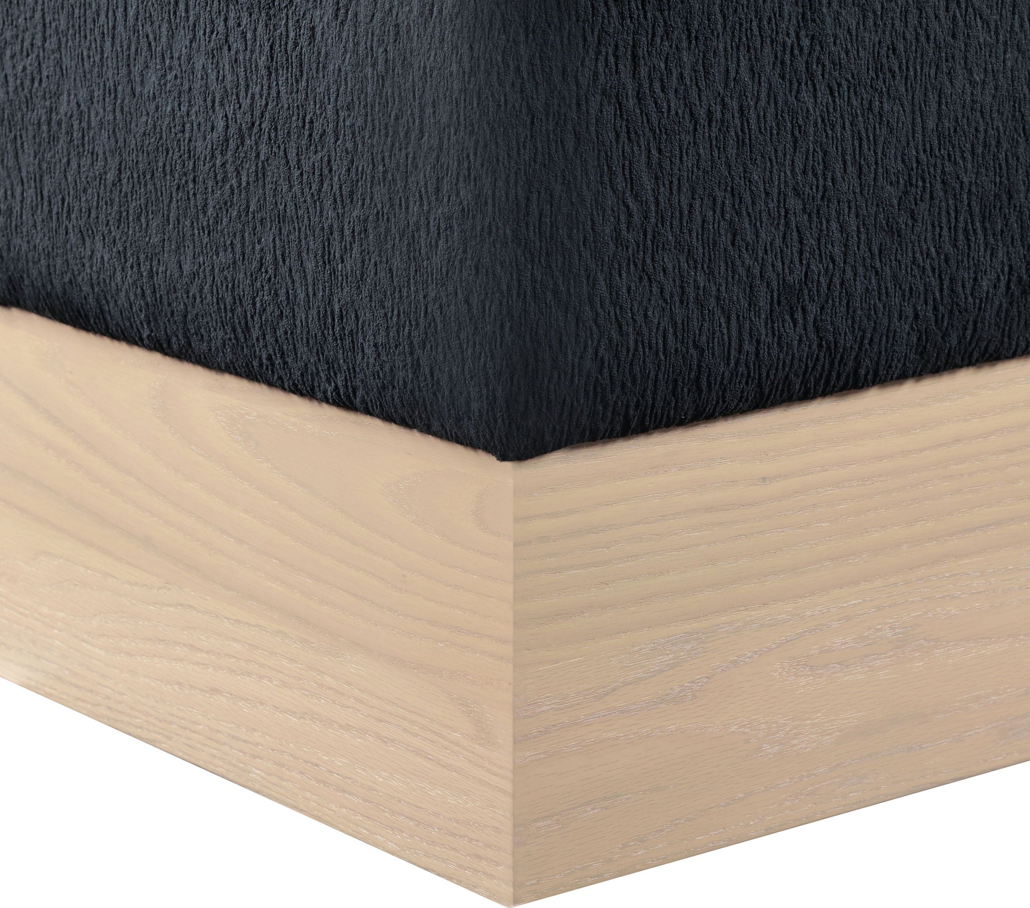 Havre - Ottoman / Stool With Natural Base - Urban Living Furniture (Los Angeles, CA)