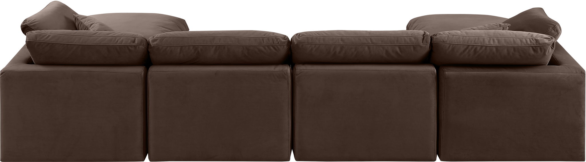 Indulge - Velvet 6 Piece Modular Double Chaise Sectional - Urban Living Furniture (Los Angeles, CA)