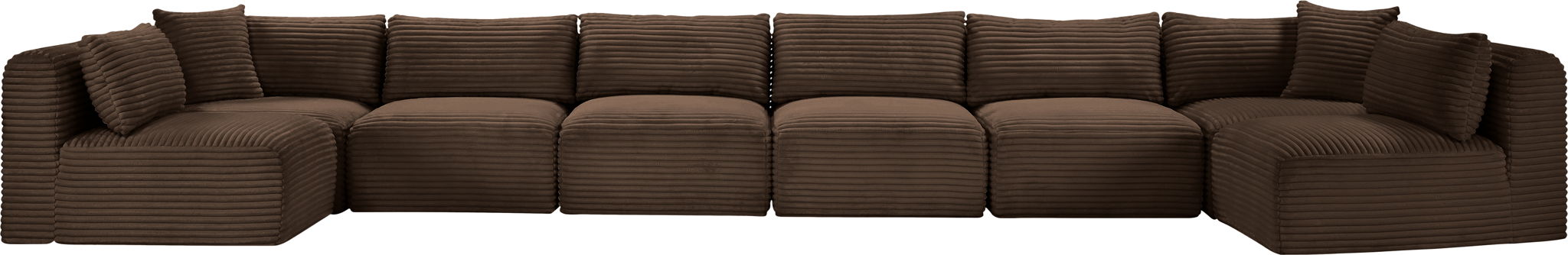Shaggy - 8 Piece Modular U-Shaped Armless Sectional - Urban Living Furniture (Los Angeles, CA)