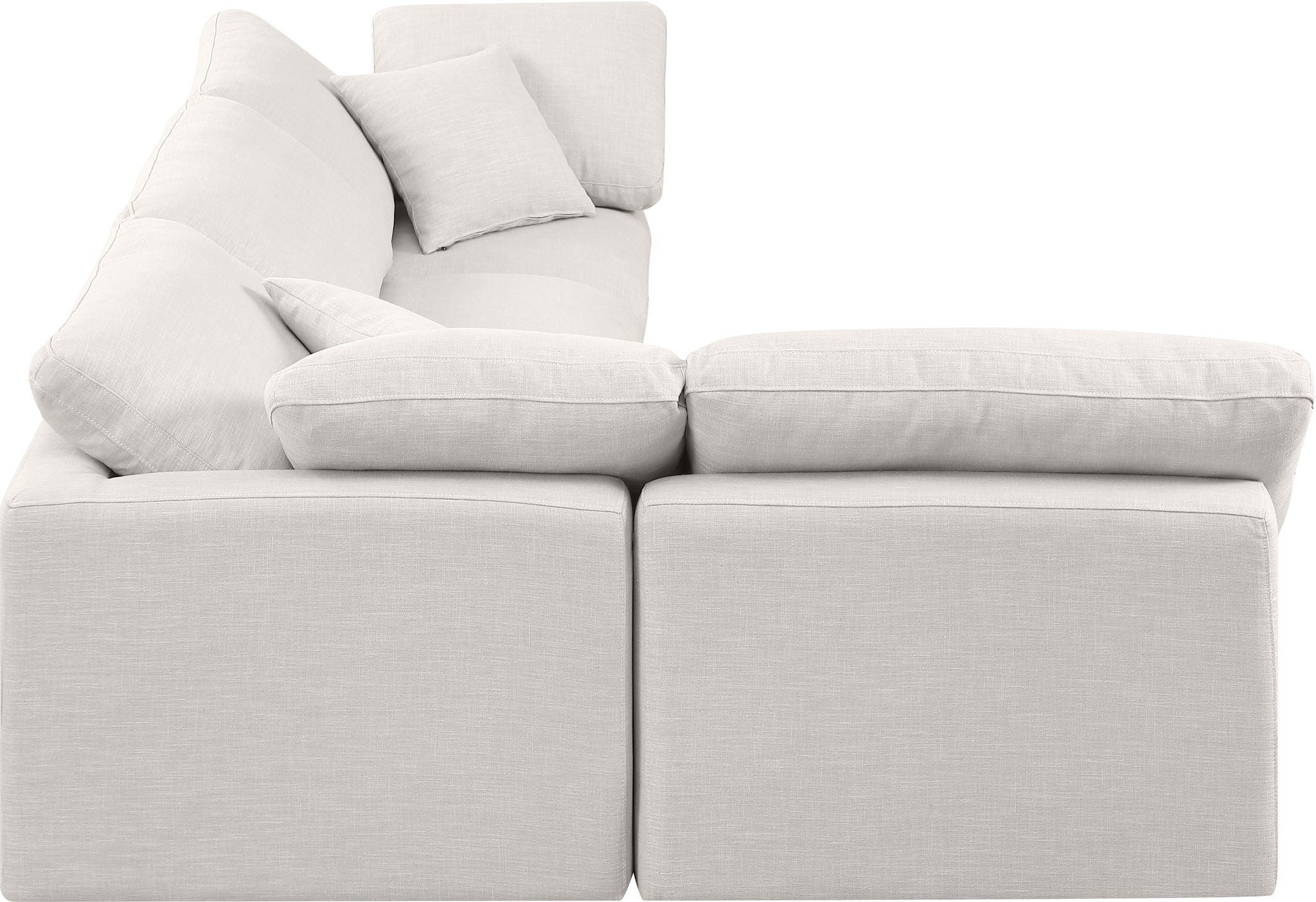 Indulge - Linen 4 Piece Modular Sectional - Urban Living Furniture (Los Angeles, CA)
