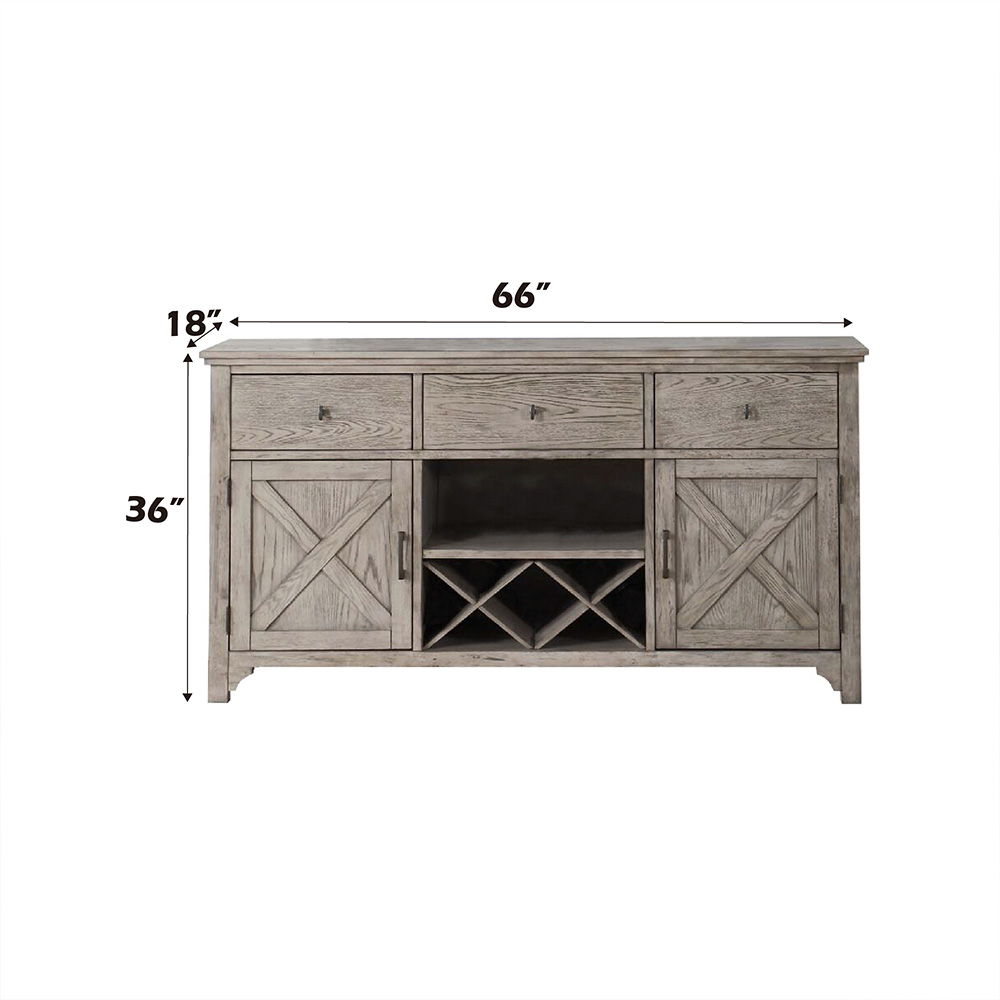 Rocky - Server - Gray Oak - Urban Living Furniture (Los Angeles, CA)