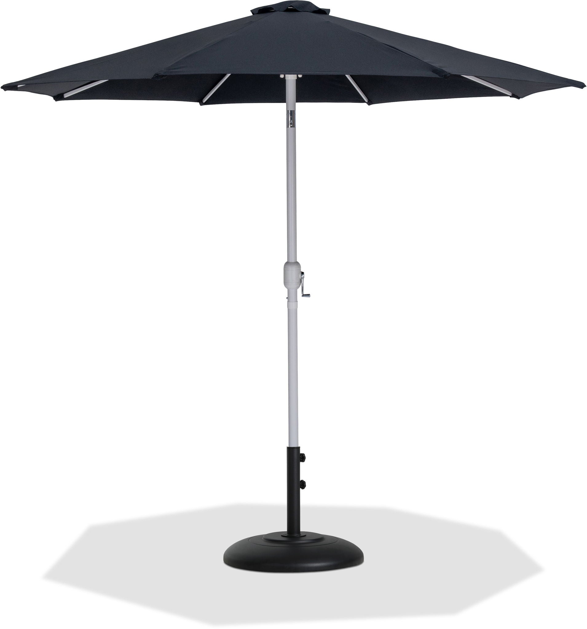 Fiji - Aluminum Patio Umbrella With Round Black And White Base - Urban Living Furniture (Los Angeles, CA)