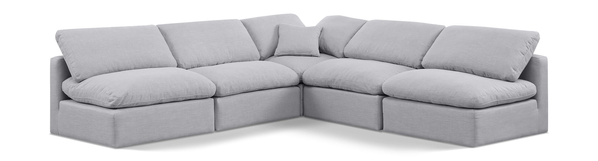 Indulge - Linen 5 Piece Modular Corner Armless Sectional - Urban Living Furniture (Los Angeles, CA)