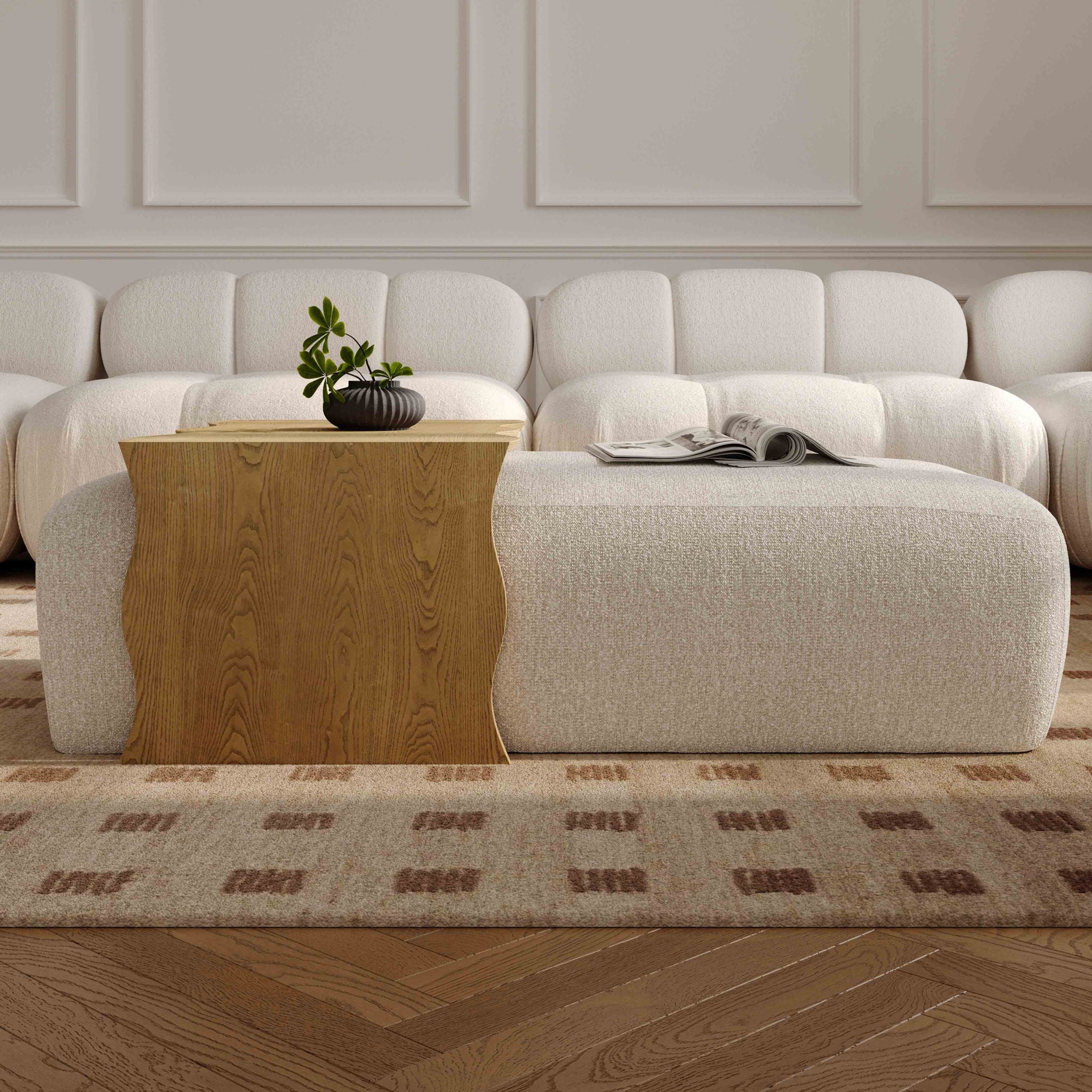 Spencer - Ottoman With Bridge Table - Urban Living Furniture (Los Angeles, CA)