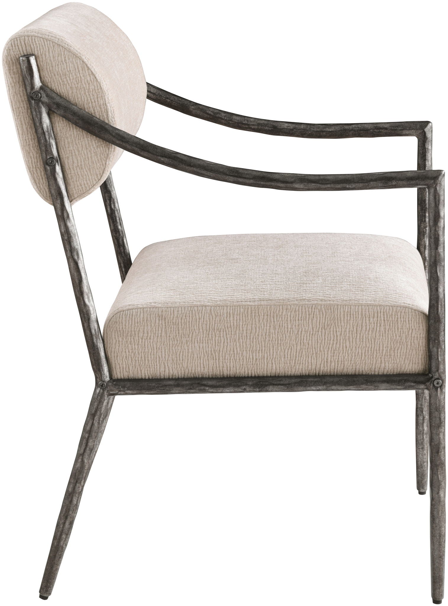 Bastille - Upholstered Dining Arm Chair (Set of 2) - Silver Frame - Urban Living Furniture (Los Angeles, CA)