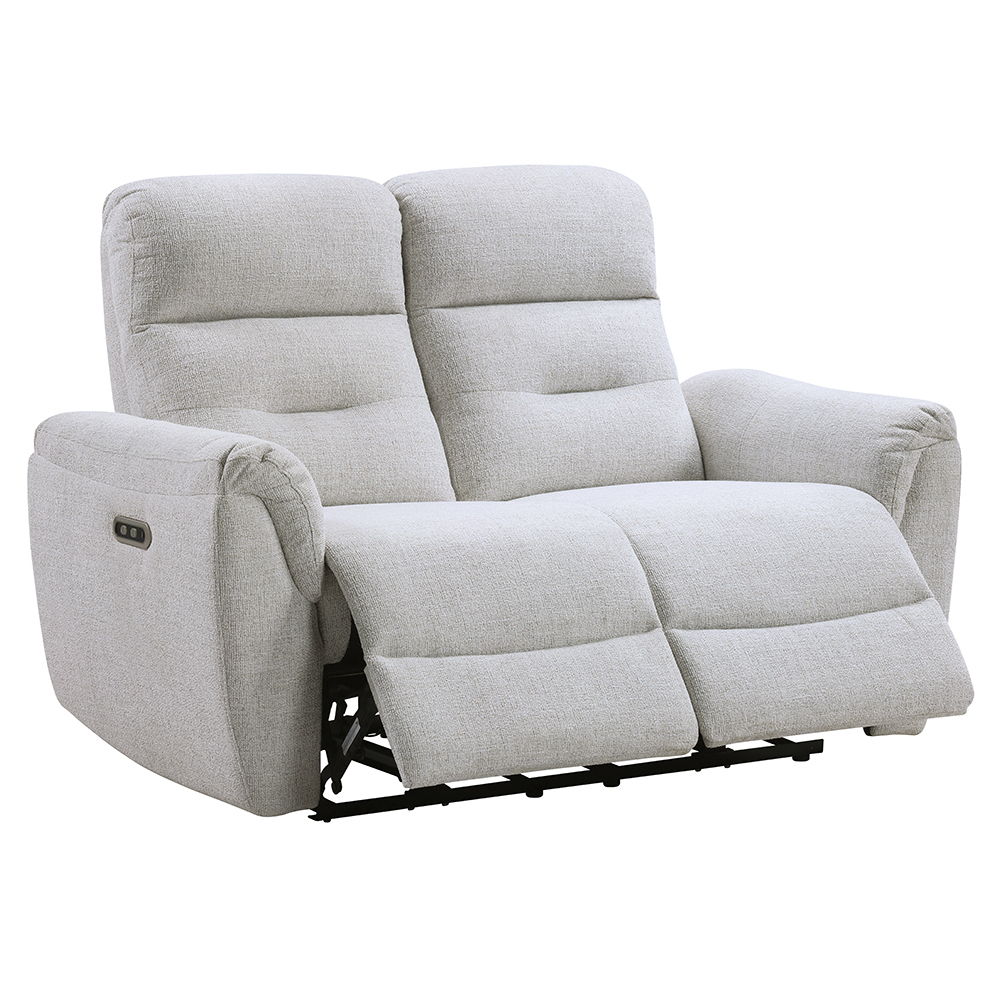 Eastre - Power Motion Loveseat With USB Port - Beige Chenille - Urban Living Furniture (Los Angeles, CA)