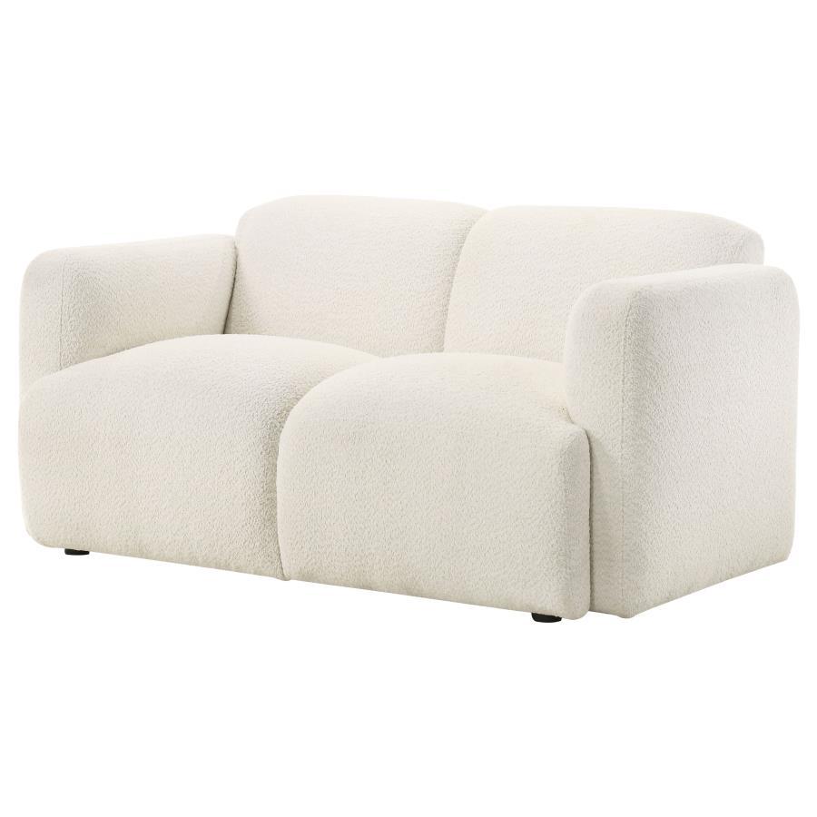 Dorset - Fabric Upholstered Round Track Arm Loveseat - Urban Living Furniture (Los Angeles, CA)