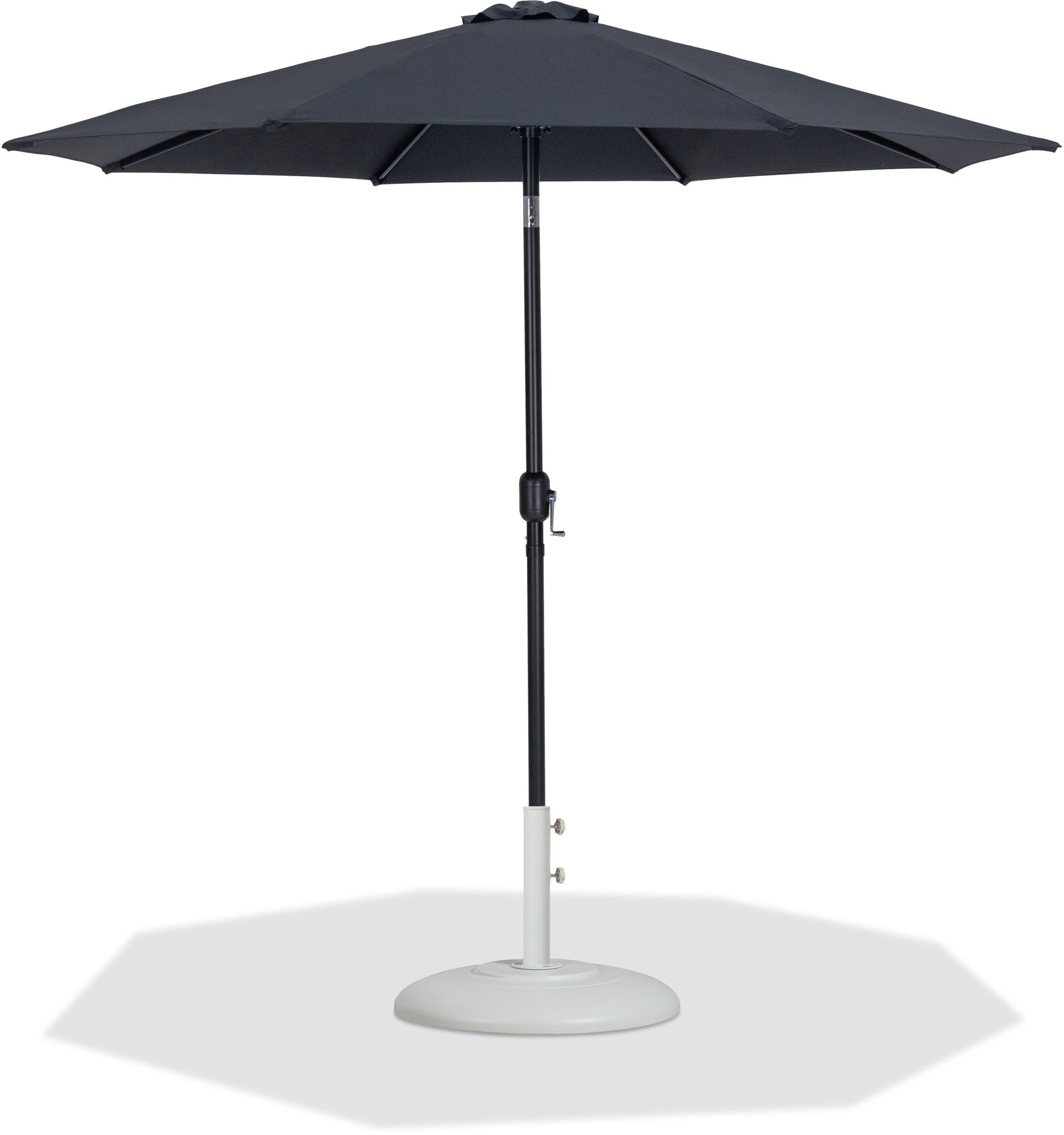 Fiji - Aluminum Patio Umbrella With Round White And Black Base - Urban Living Furniture (Los Angeles, CA)