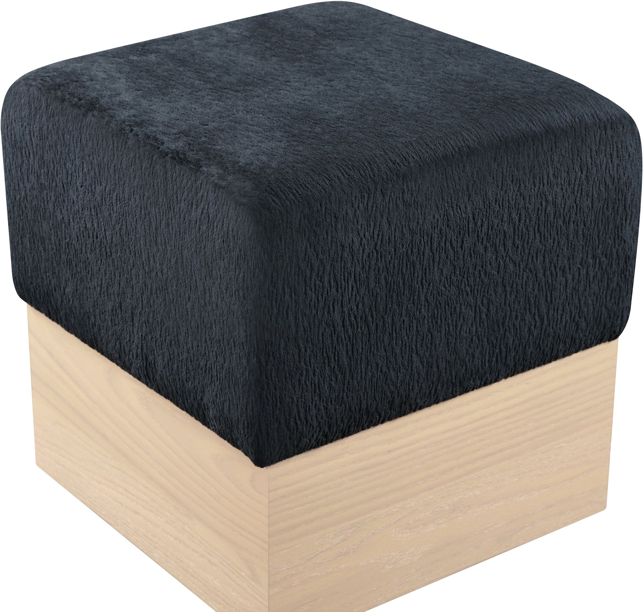 Havre - Ottoman / Stool With Natural Base - Urban Living Furniture (Los Angeles, CA)