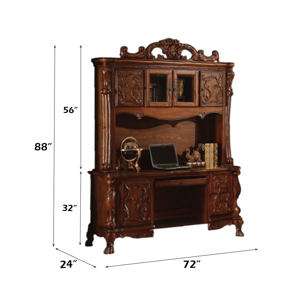 Dresden - Executive Computer Desk With Hutch - Cherry Oak - Urban Living Furniture (Los Angeles, CA)