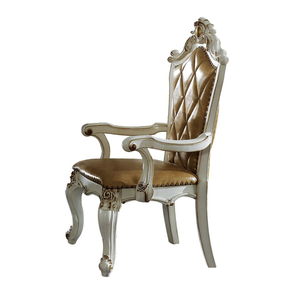 Picardy - Chair (Set of 2) - Butterscotch PU & Antique Pearl - Urban Living Furniture (Los Angeles, CA)