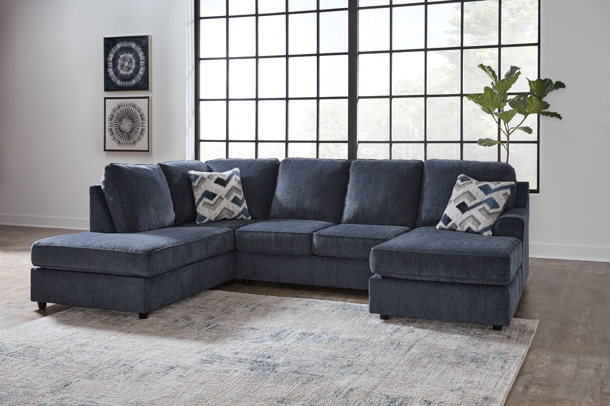 Albar Place - Sectional With Ottoman - Urban Living Furniture (Los Angeles, CA)