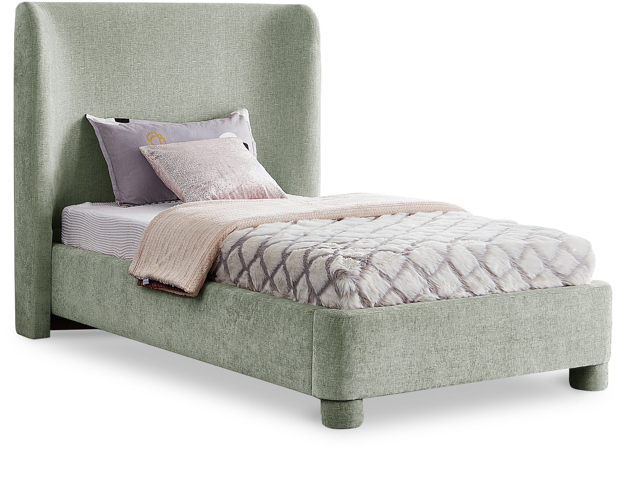 Penny - Chenille Fabric Bed - Urban Living Furniture (Los Angeles, CA)