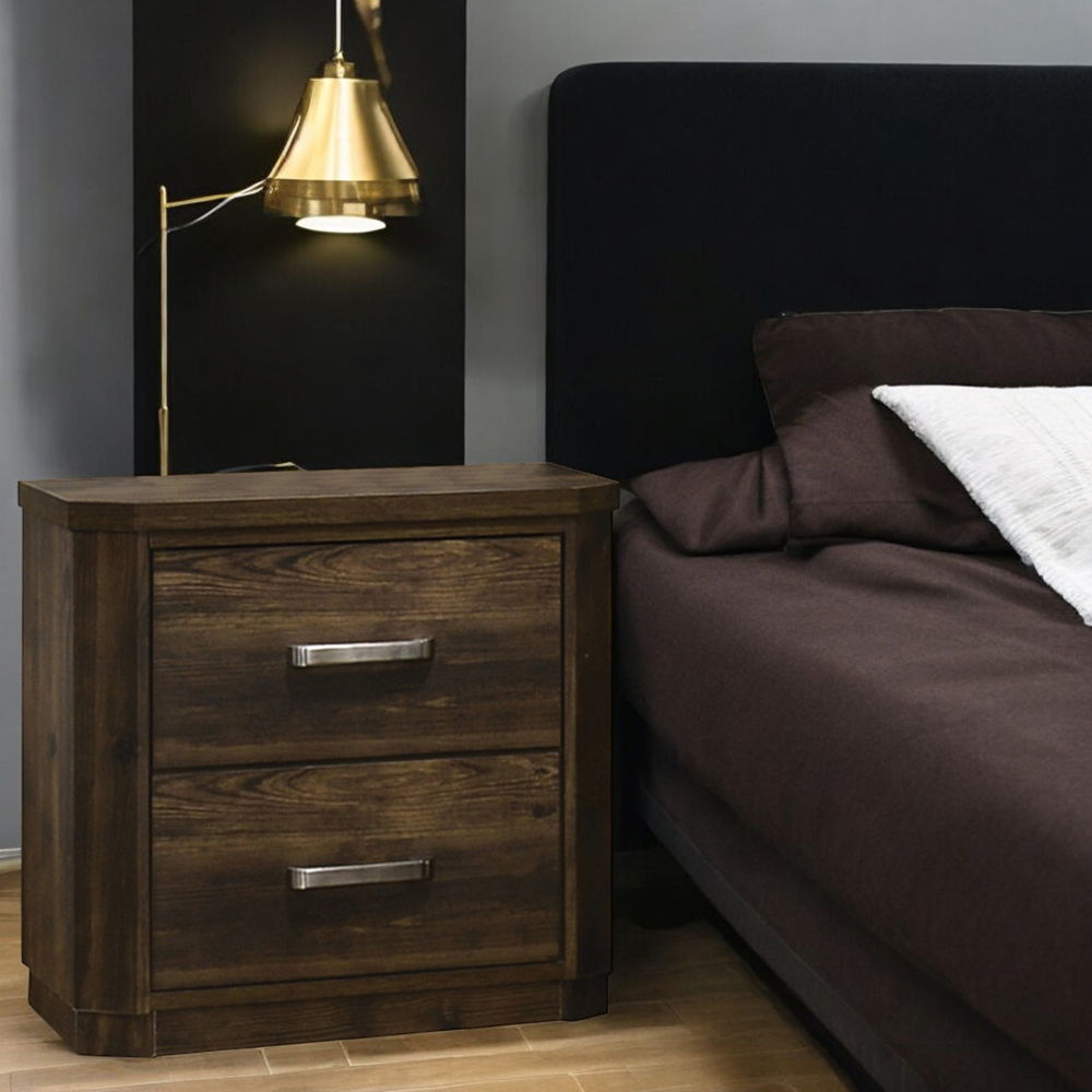 Elettra - Nightstand - Rustic Walnut - Urban Living Furniture (Los Angeles, CA)