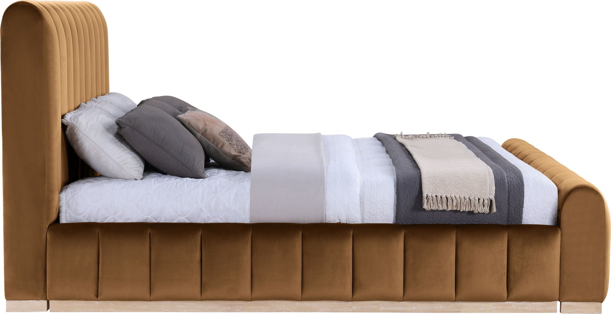 Amara - Velvet Bed - Urban Living Furniture (Los Angeles, CA)