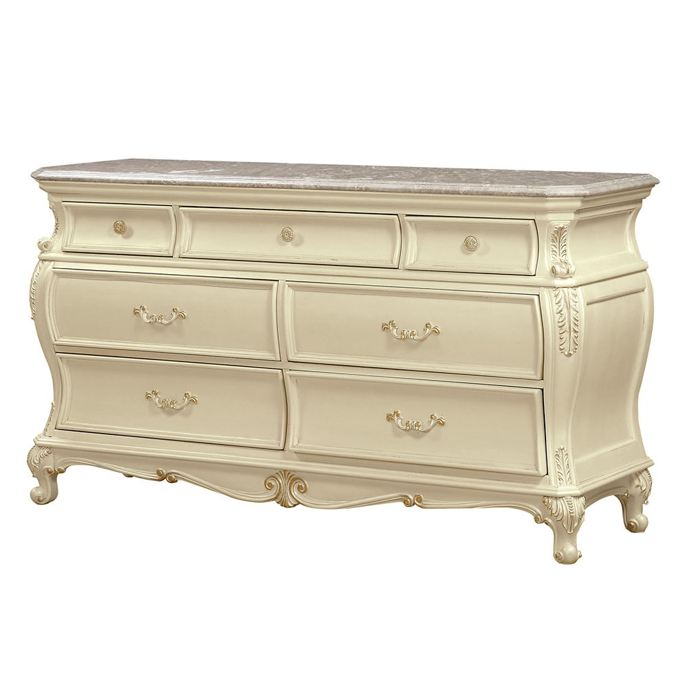 Chantelle - Dresser - Pearl White Finish - Urban Living Furniture (Los Angeles, CA)