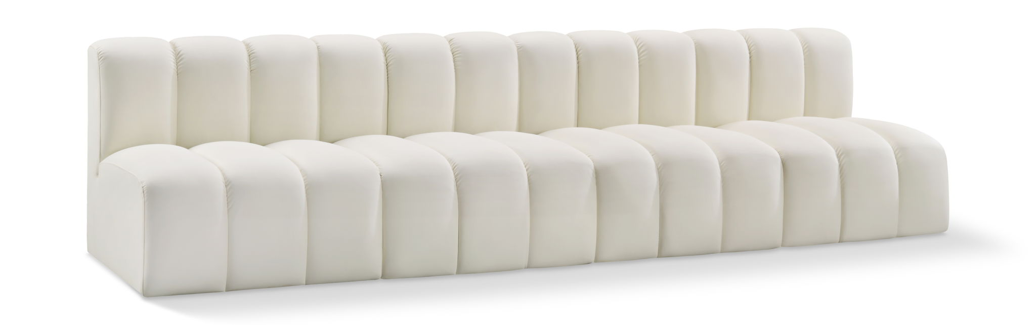 Arc - Faux Leather 4 Seats Modular Sofa - Urban Living Furniture (Los Angeles, CA)