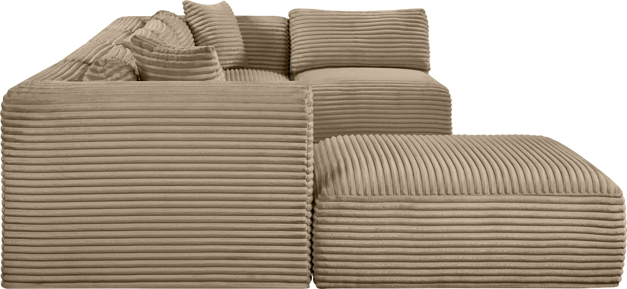 Shaggy - Fabric 6 Piece Modular U-Shaped Sectional - Urban Living Furniture (Los Angeles, CA)