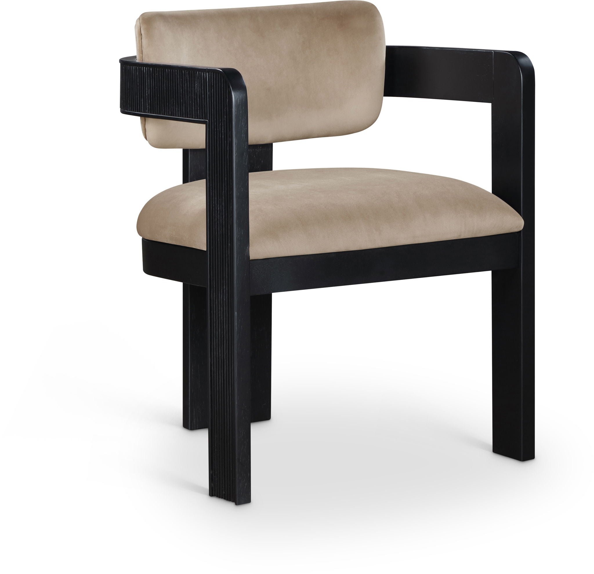 Sacha - Velvet Dining Chair With Black Base (Set of 2) - Urban Living Furniture (Los Angeles, CA)
