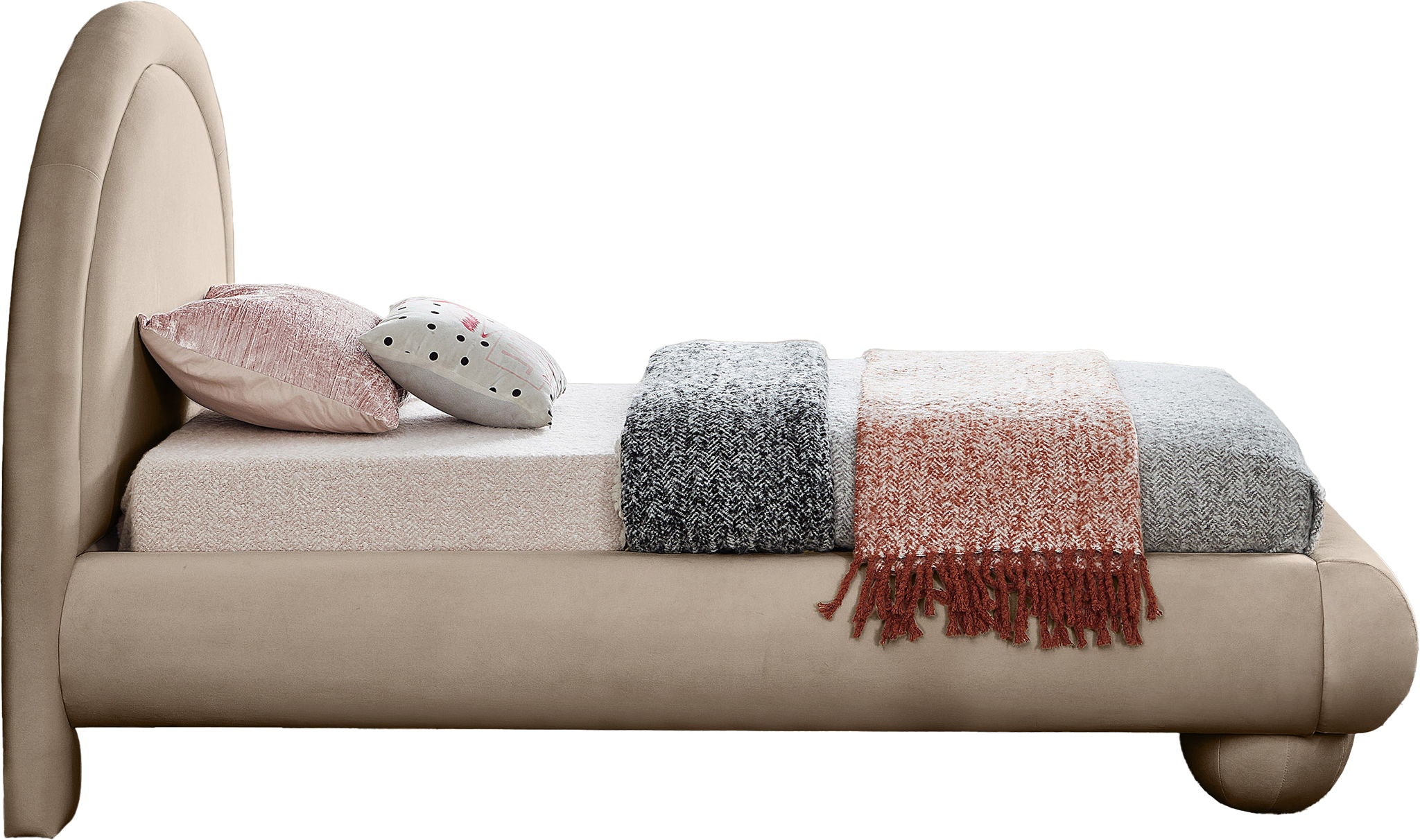 Madrid - Velvet Upholstered Bed - Urban Living Furniture (Los Angeles, CA)