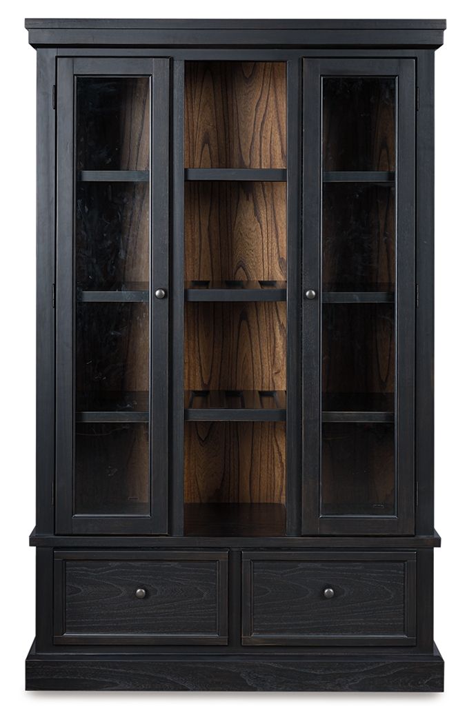 Greddinton - Curio - Black / Brown - Urban Living Furniture (Los Angeles, CA)
