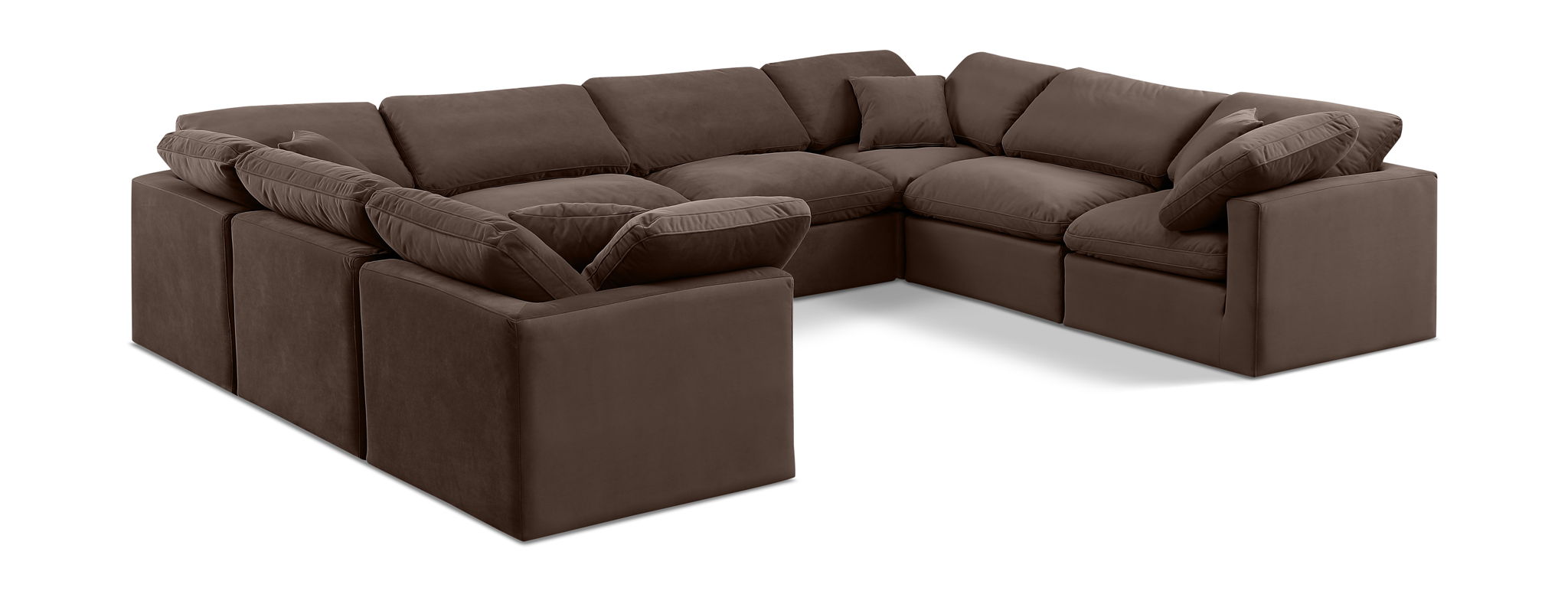 Indulge - Velvet 8 Piece Modular Sectional - Urban Living Furniture (Los Angeles, CA)
