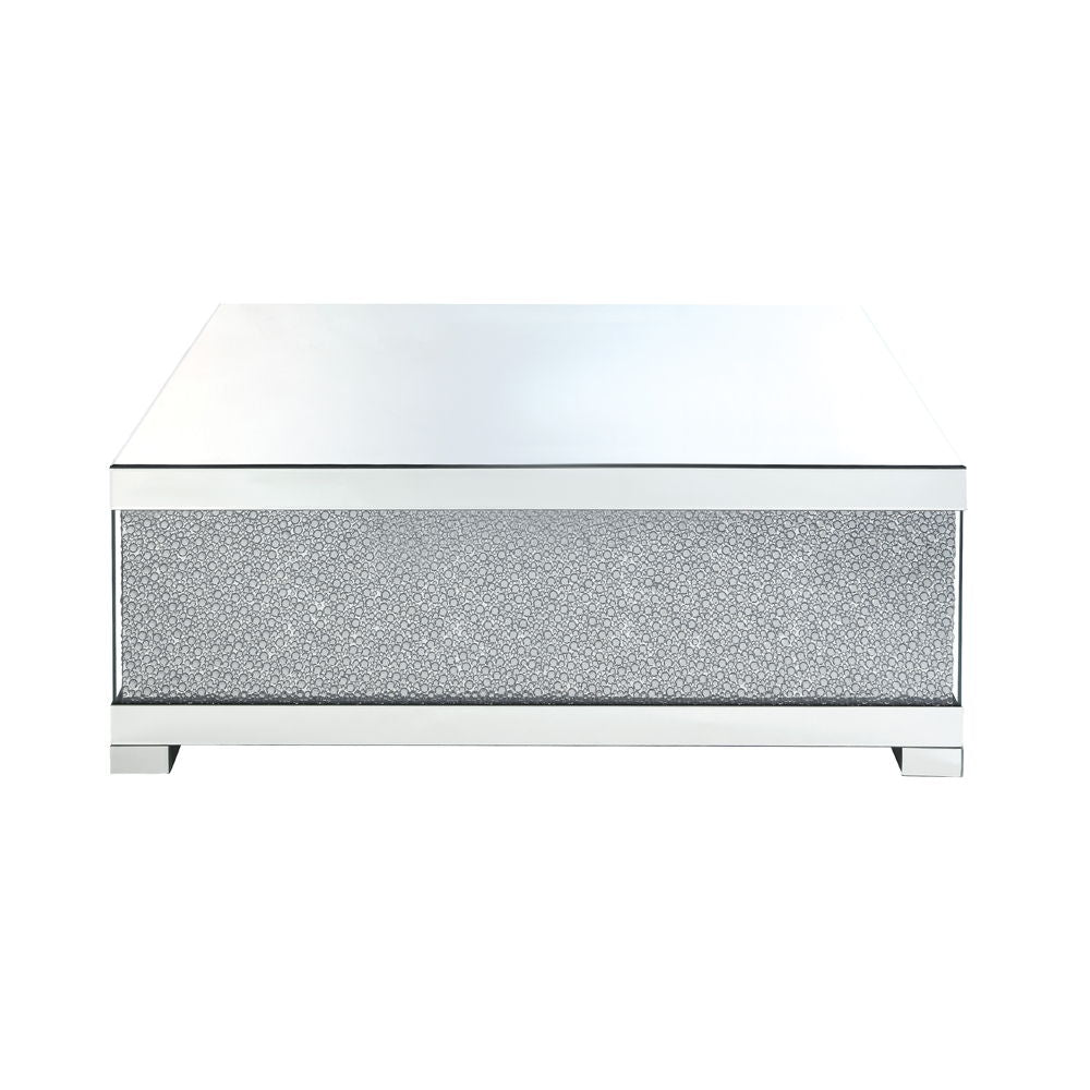 Mallika - Coffee Table - Mirrored & Faux Round Crystals - Urban Living Furniture (Los Angeles, CA)