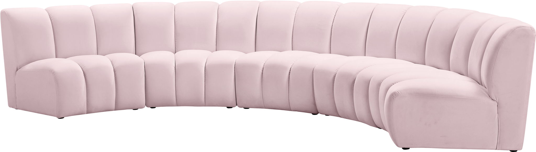 Infinity - 5 Piece Velvet Modular Sectional - Urban Living Furniture (Los Angeles, CA)