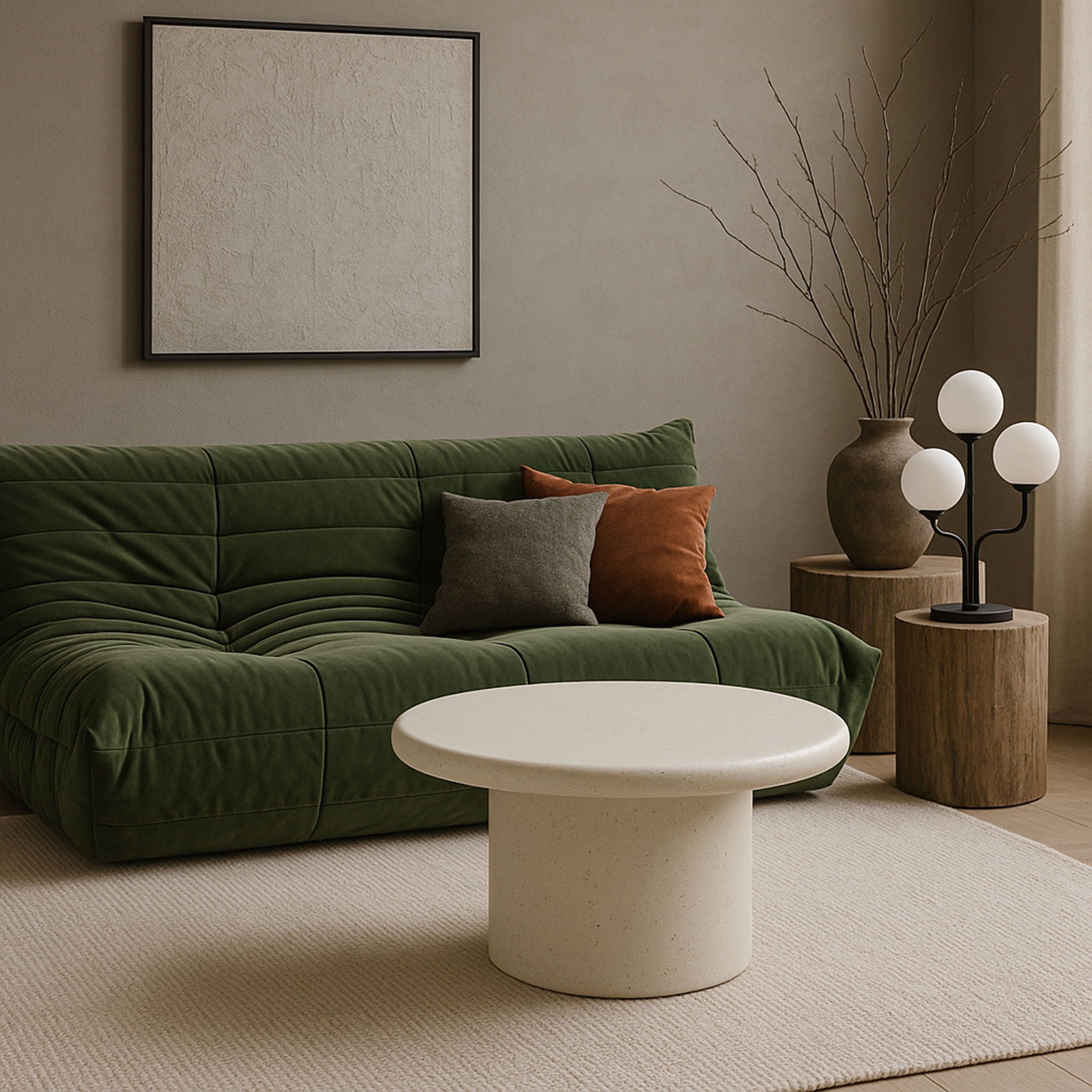 Emara - Concrete And Fiberglass Indoor / Outdoor Coffee Table - Urban Living Furniture (Los Angeles, CA)