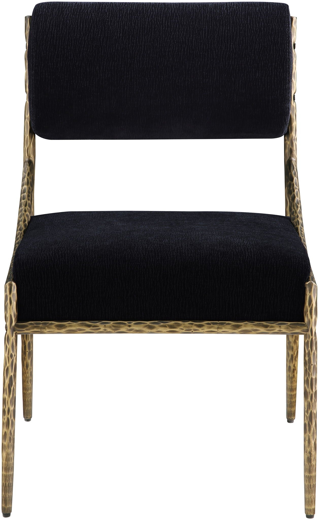 Bastille - Upholstered Dining Side Chair (Set of 2) - Brass Frame - Urban Living Furniture (Los Angeles, CA)