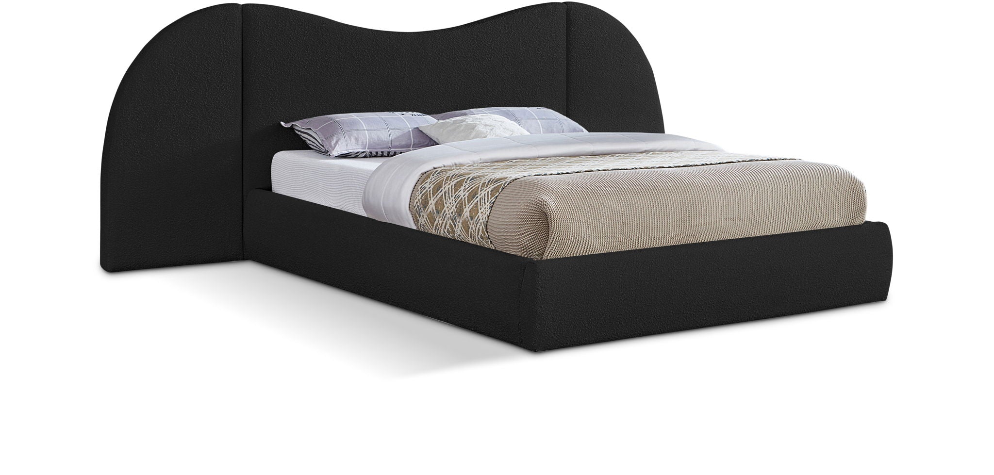 Everest - Boucle Fabric Bed - Urban Living Furniture (Los Angeles, CA)