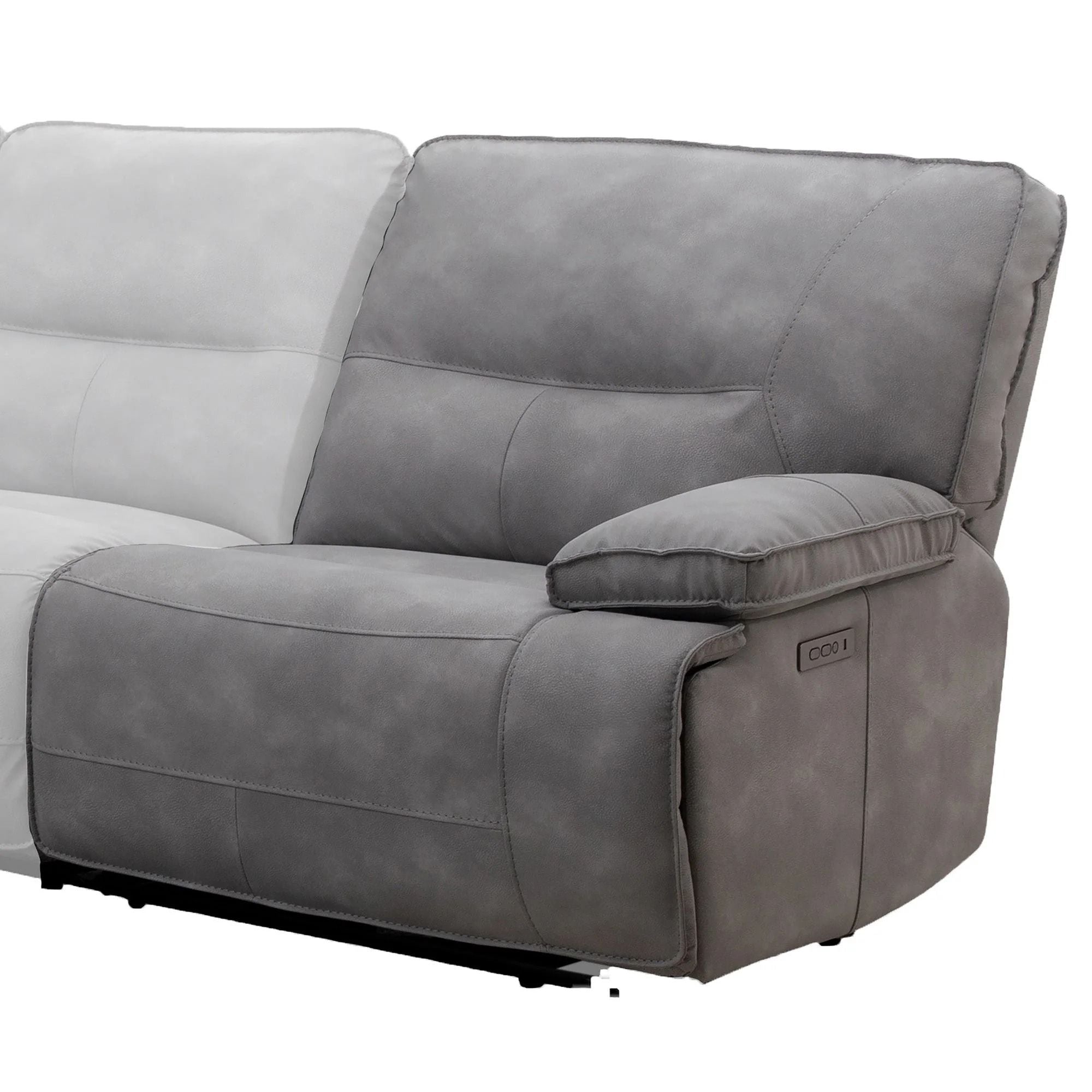 Gladiator - Power Right Arm Facing Zero Gravity Recliner - Sky - Urban Living Furniture (Los Angeles, CA)