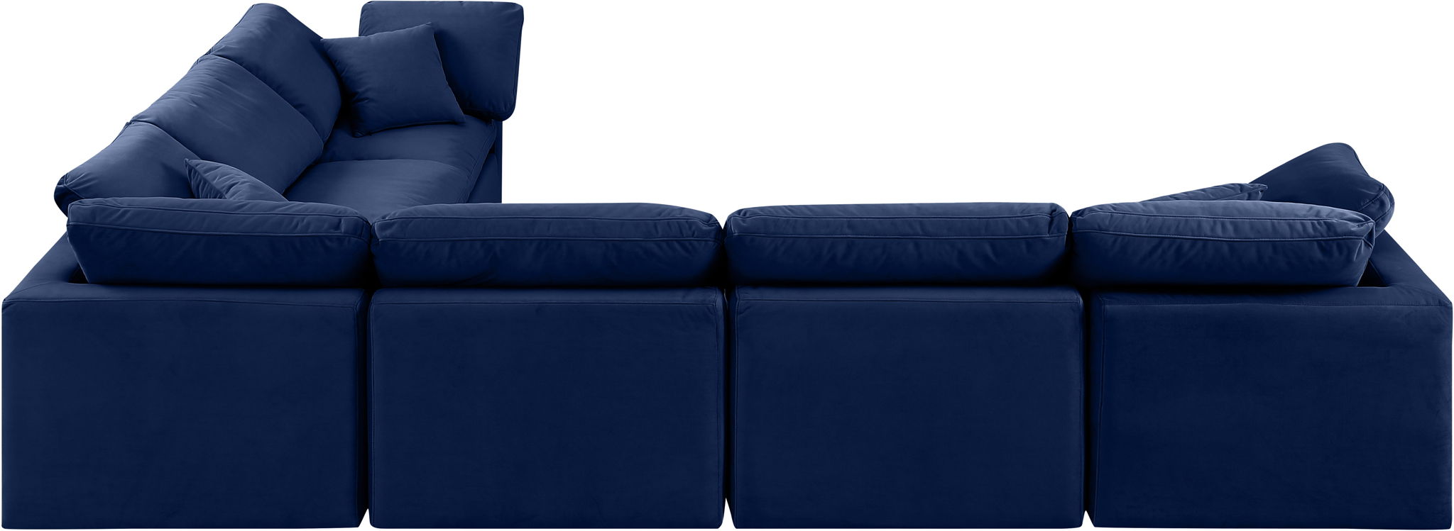 Indulge - Velvet 6 Piece Modular Corner Sectional - Urban Living Furniture (Los Angeles, CA)
