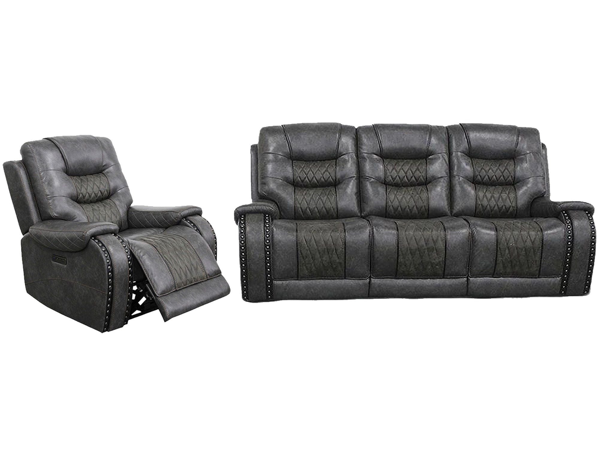 Outlaw - Power Reclining Sofa And Recliner - Stallion - Urban Living Furniture (Los Angeles, CA)