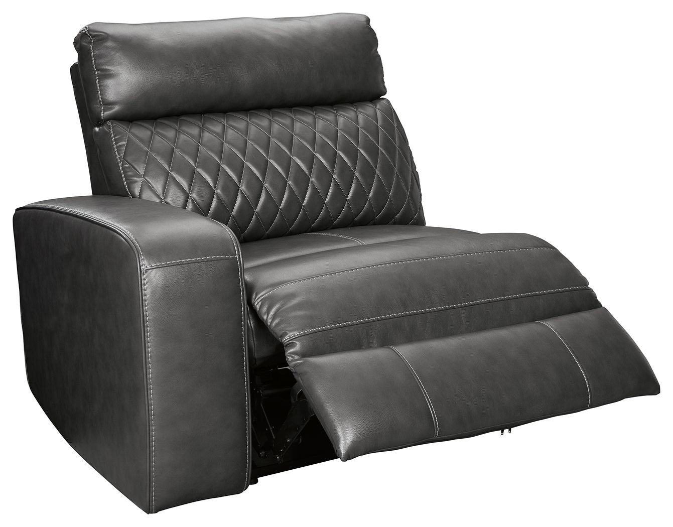 Samperstone - Gray - LAF Zero Wall Power Recliner - Urban Living Furniture (Los Angeles, CA)