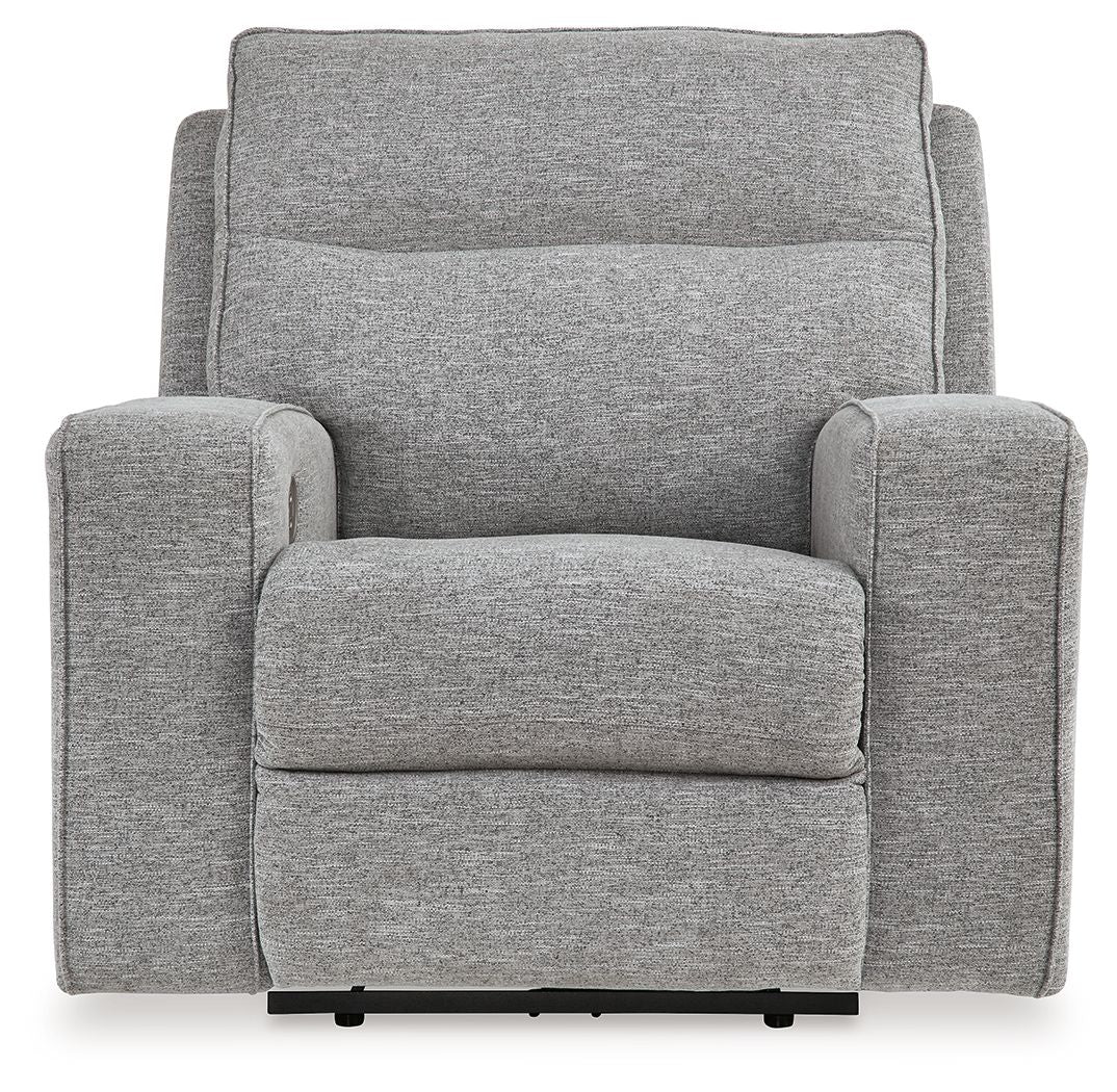 Biscoe - Pewter - Power Recliner /Adj Headrest - Urban Living Furniture (Los Angeles, CA)