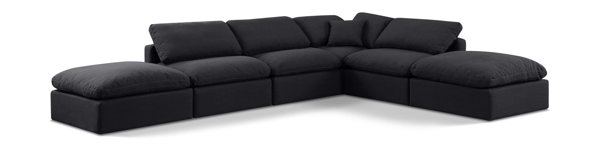 Indulge - Linen 6 Piece Modular Armless Sectional - Urban Living Furniture (Los Angeles, CA)