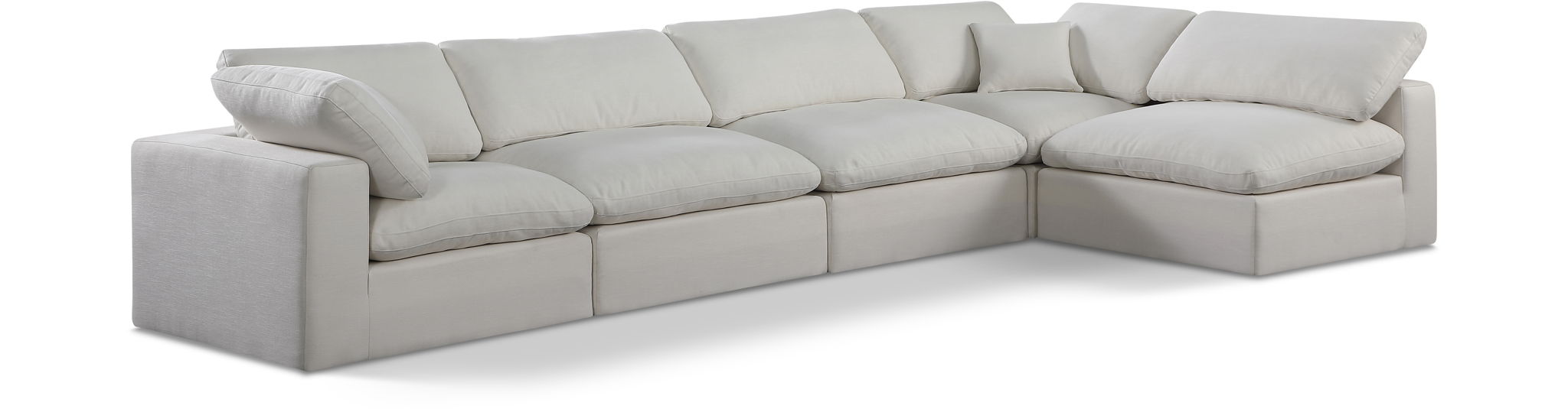 Comfy - 5 Piece Linen Modular Sectional - Urban Living Furniture (Los Angeles, CA)