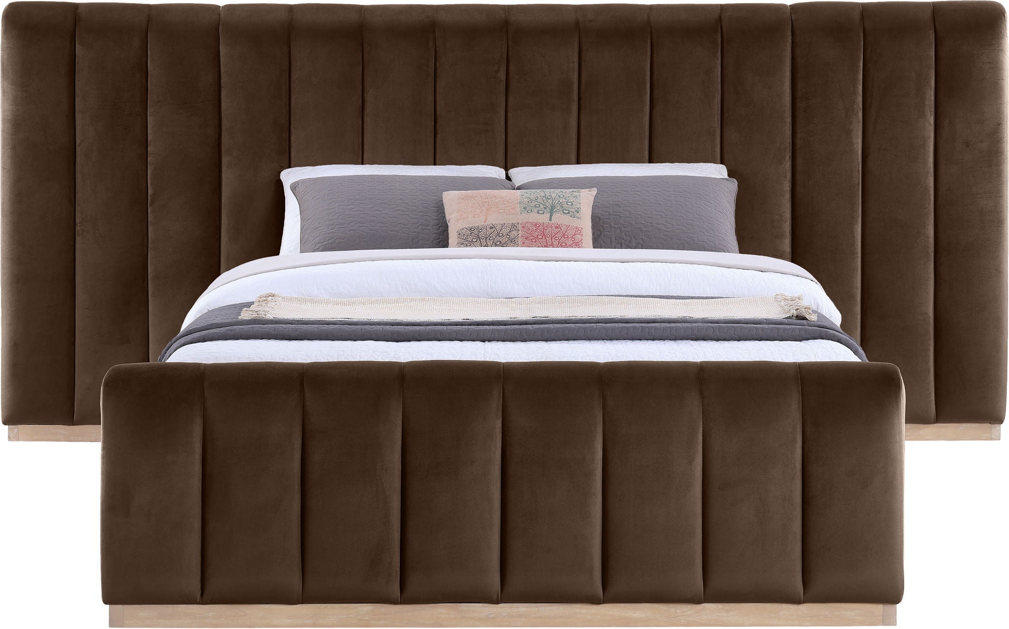 Amara - Velvet Upholstered Bed - Urban Living Furniture (Los Angeles, CA)