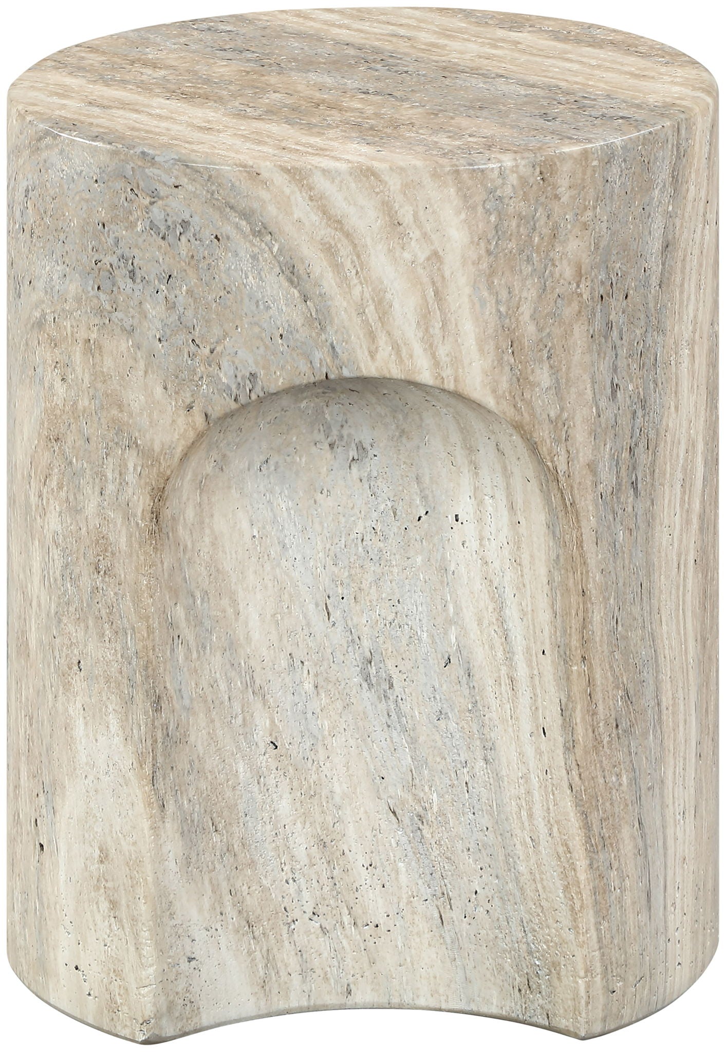 Olira - Concrete And Fiberglass Indoor / Outdoor End Table - Urban Living Furniture (Los Angeles, CA)
