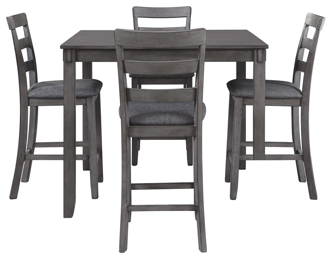 Bridson - Gray - Square Counter TBL Set (Set of 5) - Urban Living Furniture (Los Angeles, CA)
