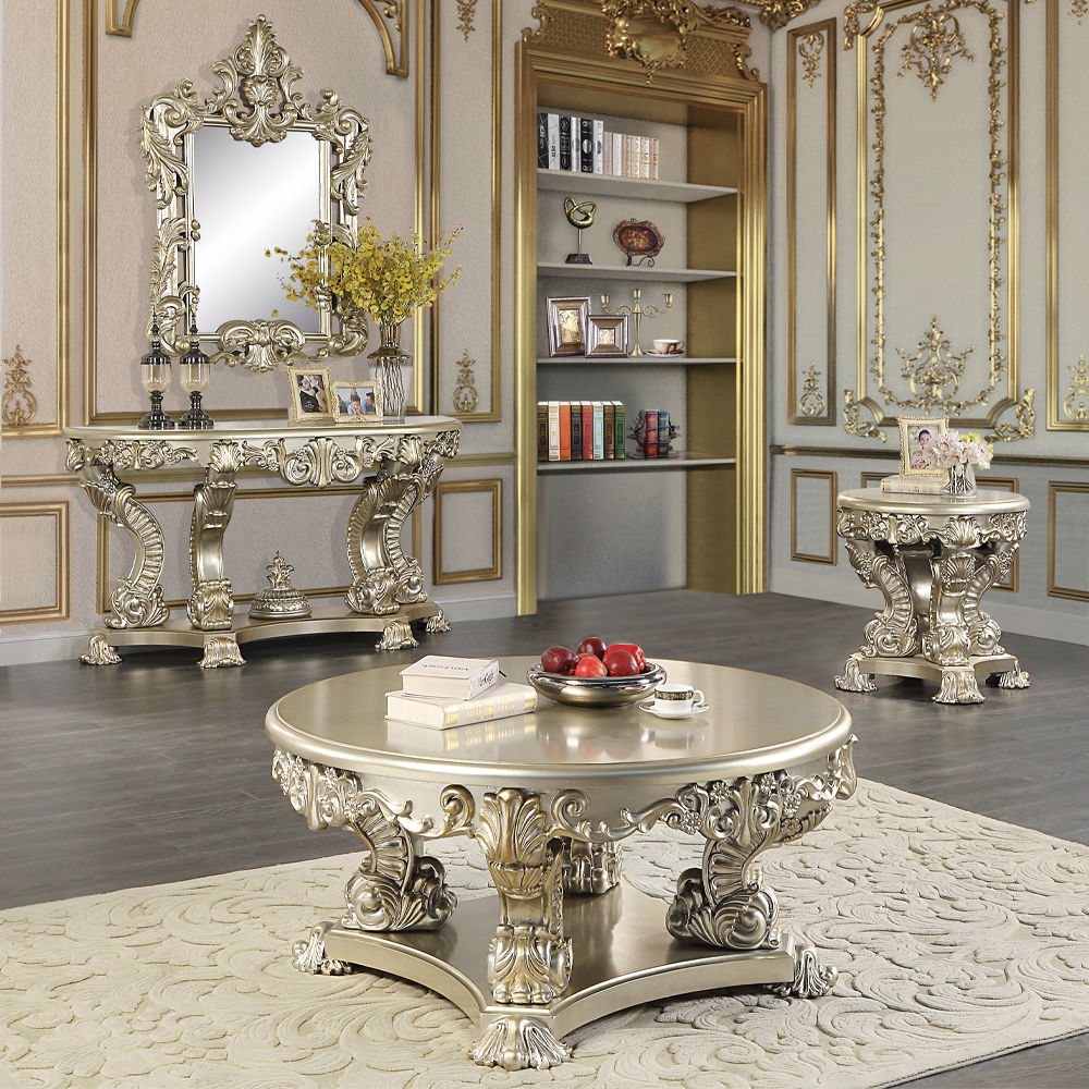 Sorina - End Table - Antique Gold - Urban Living Furniture (Los Angeles, CA)