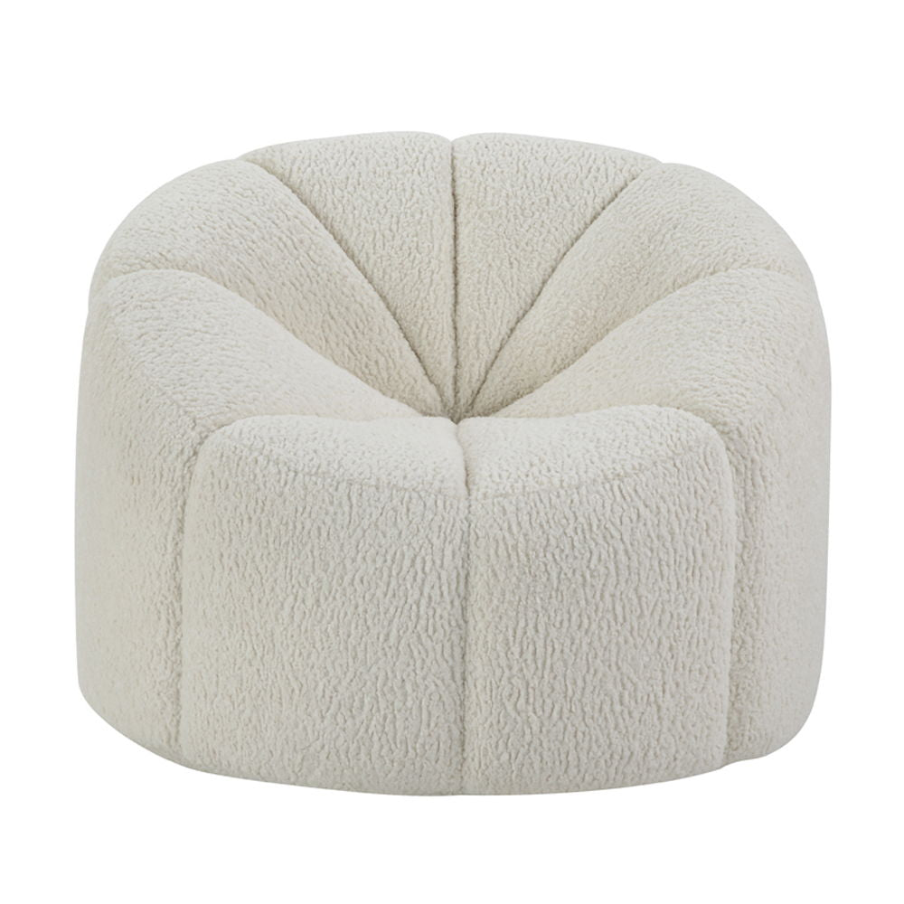 Osmash - Chair With Swivel - White Teddy Sherpa - Urban Living Furniture (Los Angeles, CA)