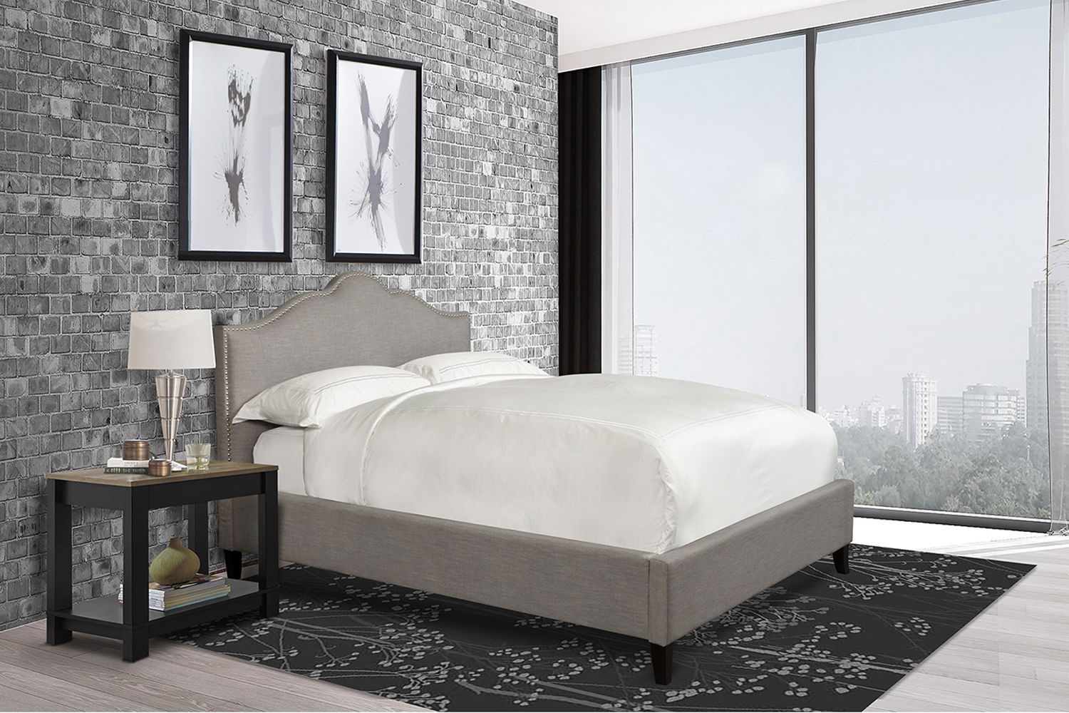 Jamie - Upholstered Bed - Urban Living Furniture (Los Angeles, CA)