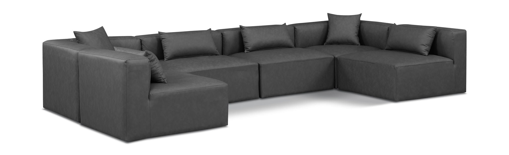 Cube - 6 Piece Modular Armless Sectional - Urban Living Furniture (Los Angeles, CA)